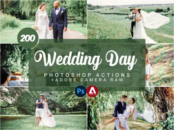 Download Wedding Day Photoshop Actions - Premium Bundle