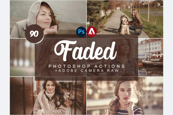 Download Faded Photoshop Actions - Premium Resources
