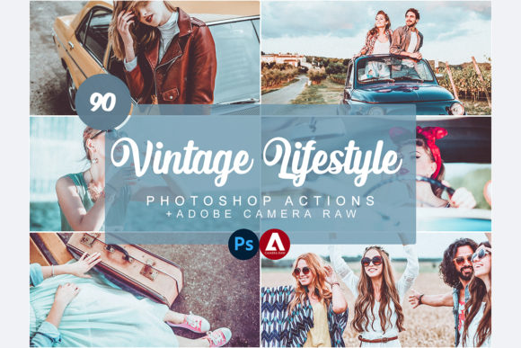 Download Vintage Lifestyle Photoshop Actions - Premium Bundle