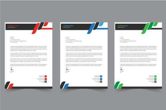 Download Professional Clean Letterhead - Professional Collection